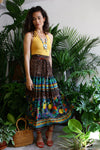 Floral Arabica Gauze Skirt S/M