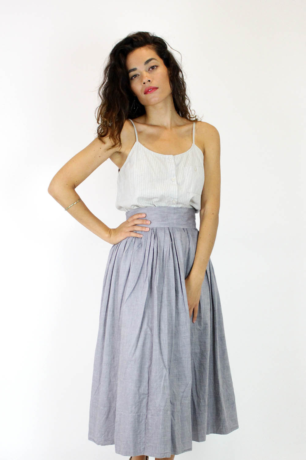 Chambray Full Skirt XS/S