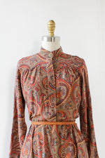 The Perfect Paisley Silk Dress S