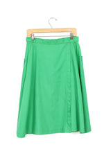 Kelly Green Apron Wrap Skirt