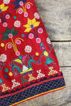 Folk Embroidered Skirt L