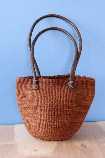 Woven Sisal bag, Market basket, African basket handmade fabric -  Africabaie.com