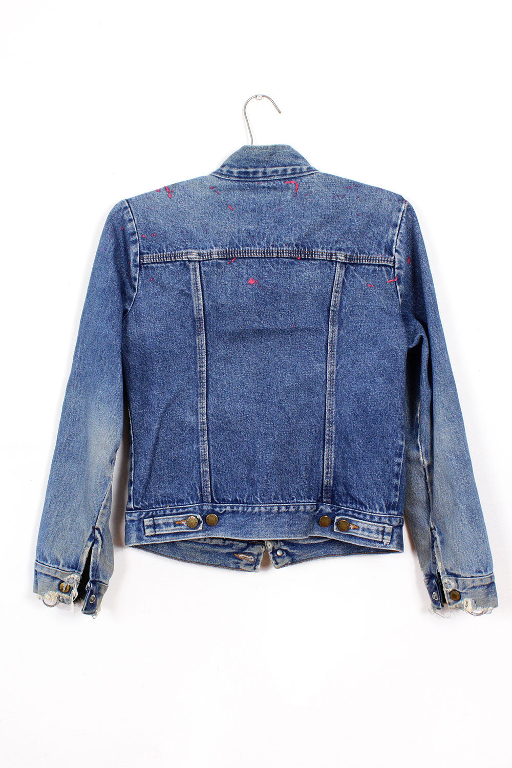 Rustler Distressed Denim Jacket S/M