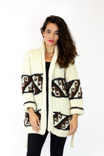 Folk Chunky Knit Cardigan