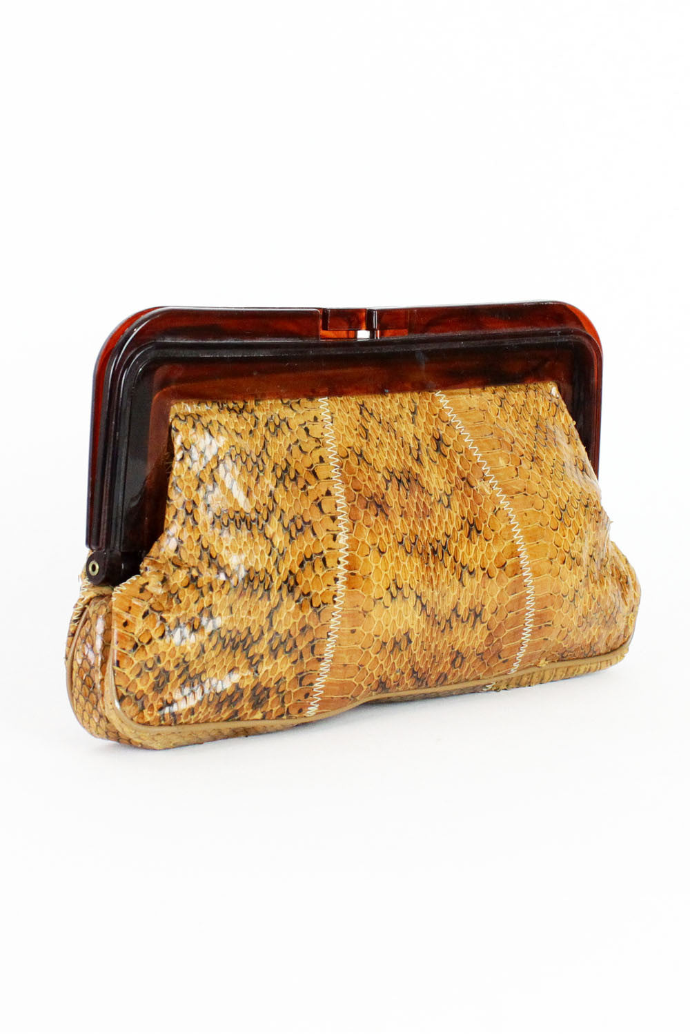 Snakeskin Clutch