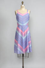 Pastel Chevron Sundress M