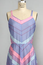 Pastel Chevron Sundress M