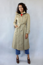 Flannel Lined Trench Coat XS/S