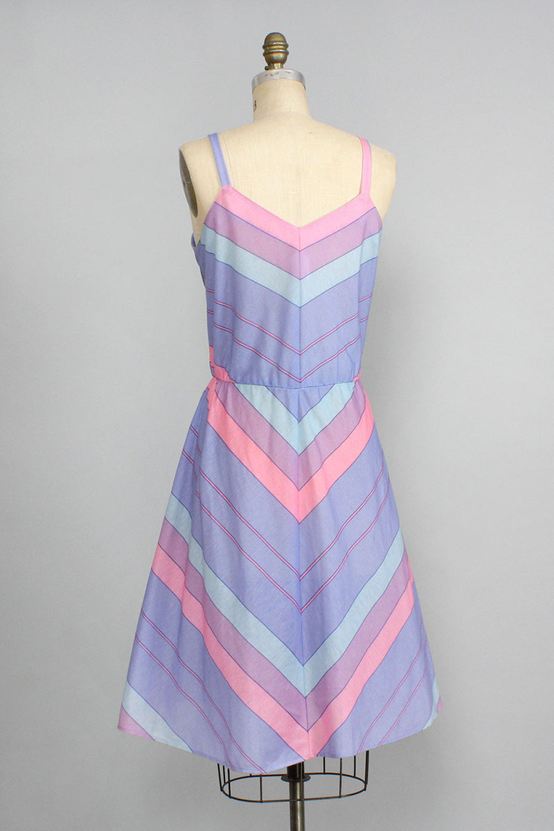 Pastel Chevron Sundress M