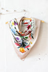 Gucci Blush Border Flora Silk Scarf