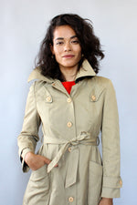 Flannel Lined Trench Coat XS/S