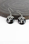 New Moon Snake Earrings