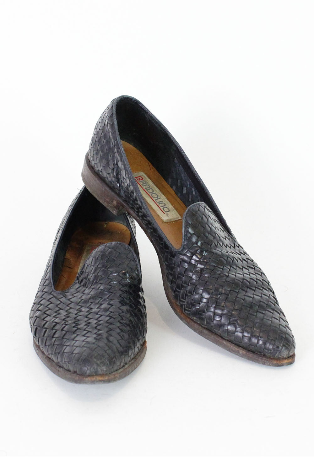 Bandolino Black Woven Flats 8.5