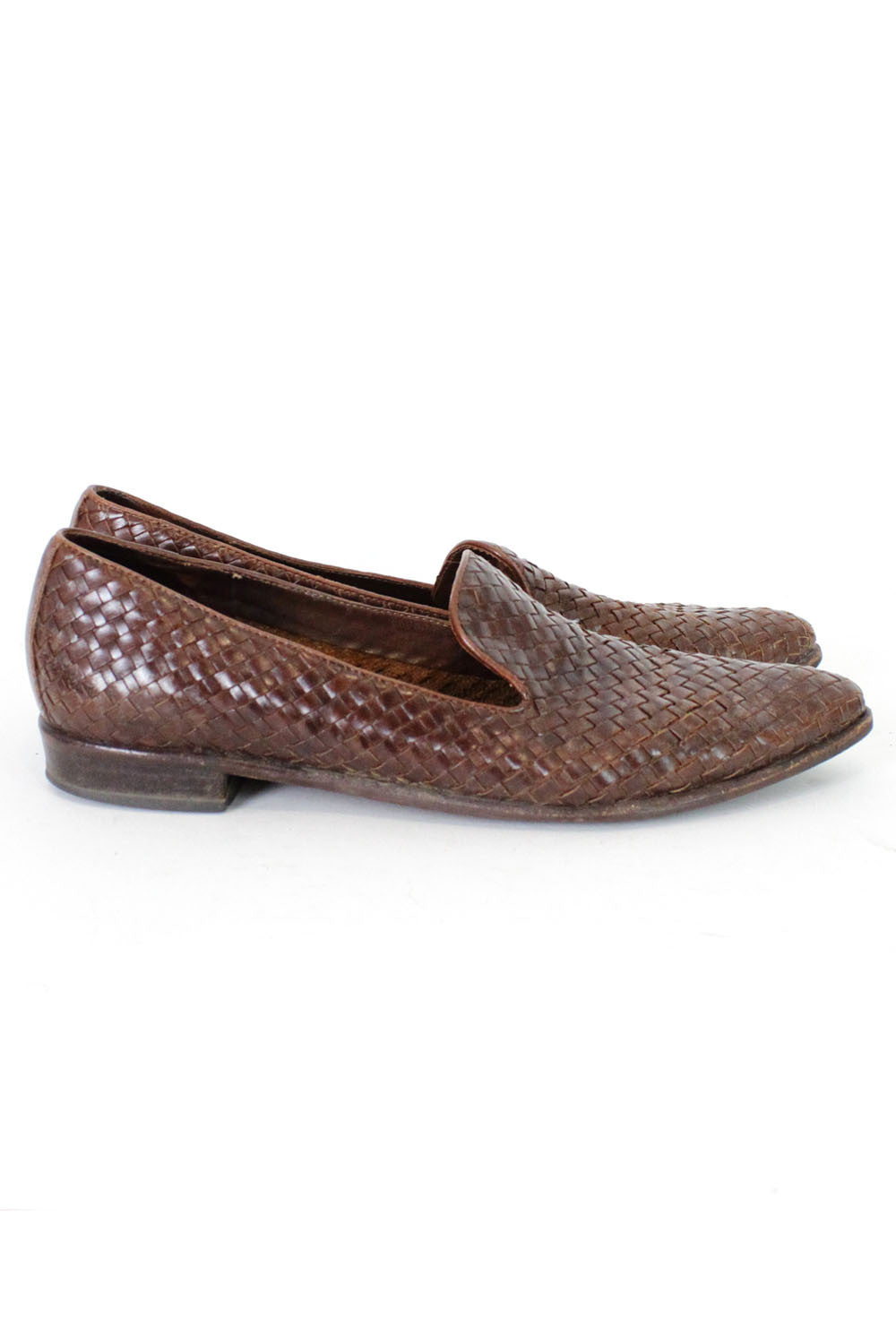 Bandolino Brown Woven Flats 8.5