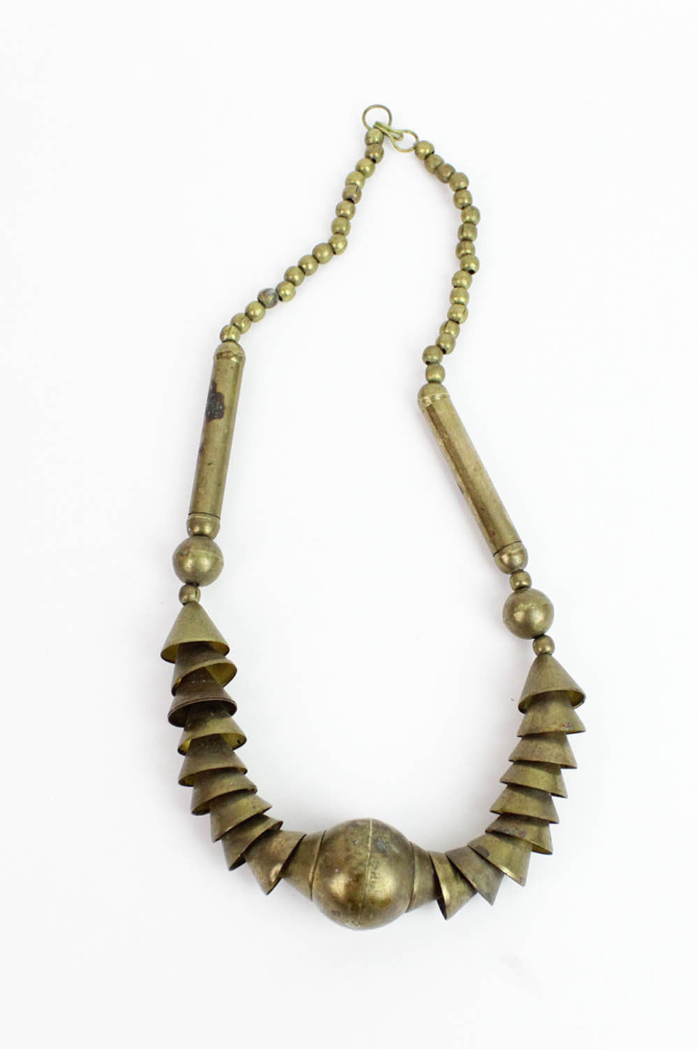 brass statement necklace