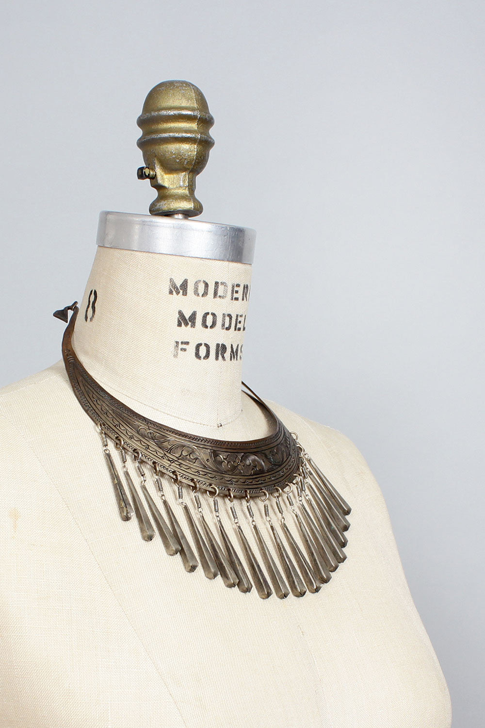 Hmong Tassel Bib Necklace