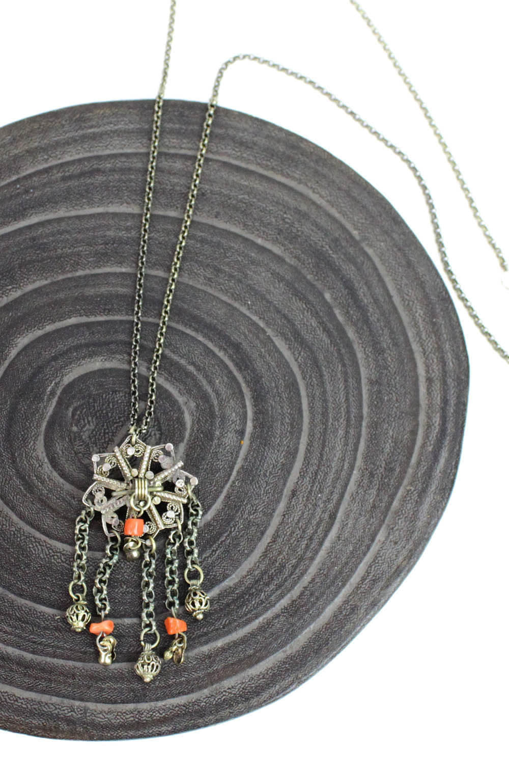 Tribal Tassel Pendant Necklace