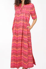 Cotton Ikat Dress S