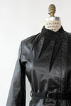 Angular Cropped Leather Jacket XS/S