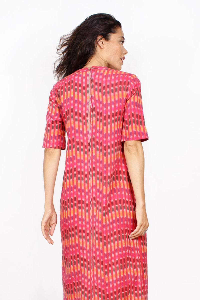 Cotton Ikat Dress S