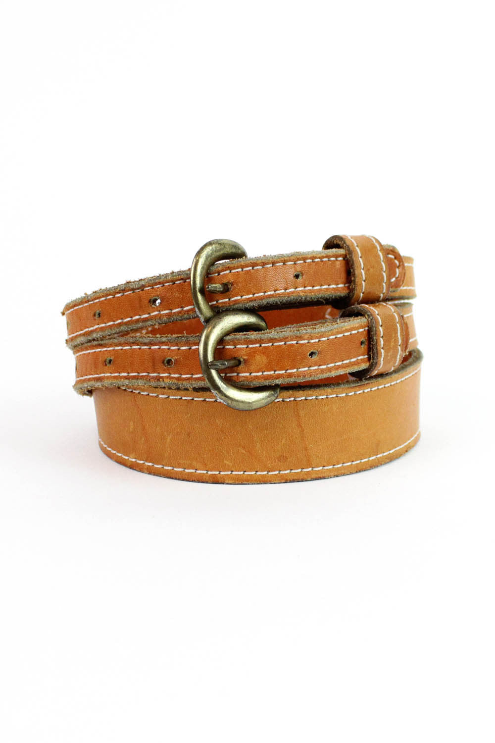 Double Trouble Leather Belt