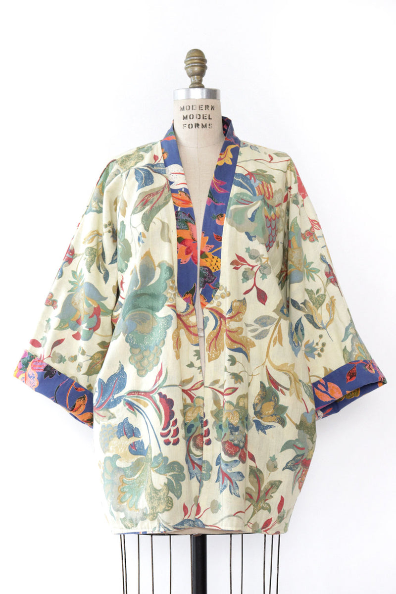 Reversible Slouchy Floral Jacket S-L