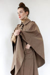 Ms. Freddi Tan Cape Coat S/M