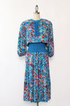 Diane Freis Silk Floral Balloon Dress S-L