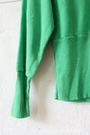 Neon Green Dolman Sweater S/M