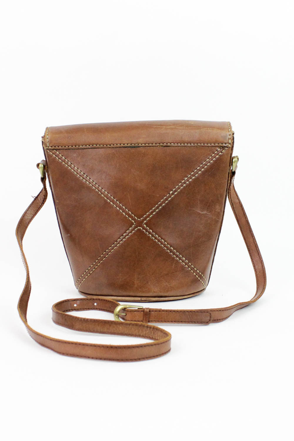 CROSSBODY BAG WITH TOPSTITCHING
