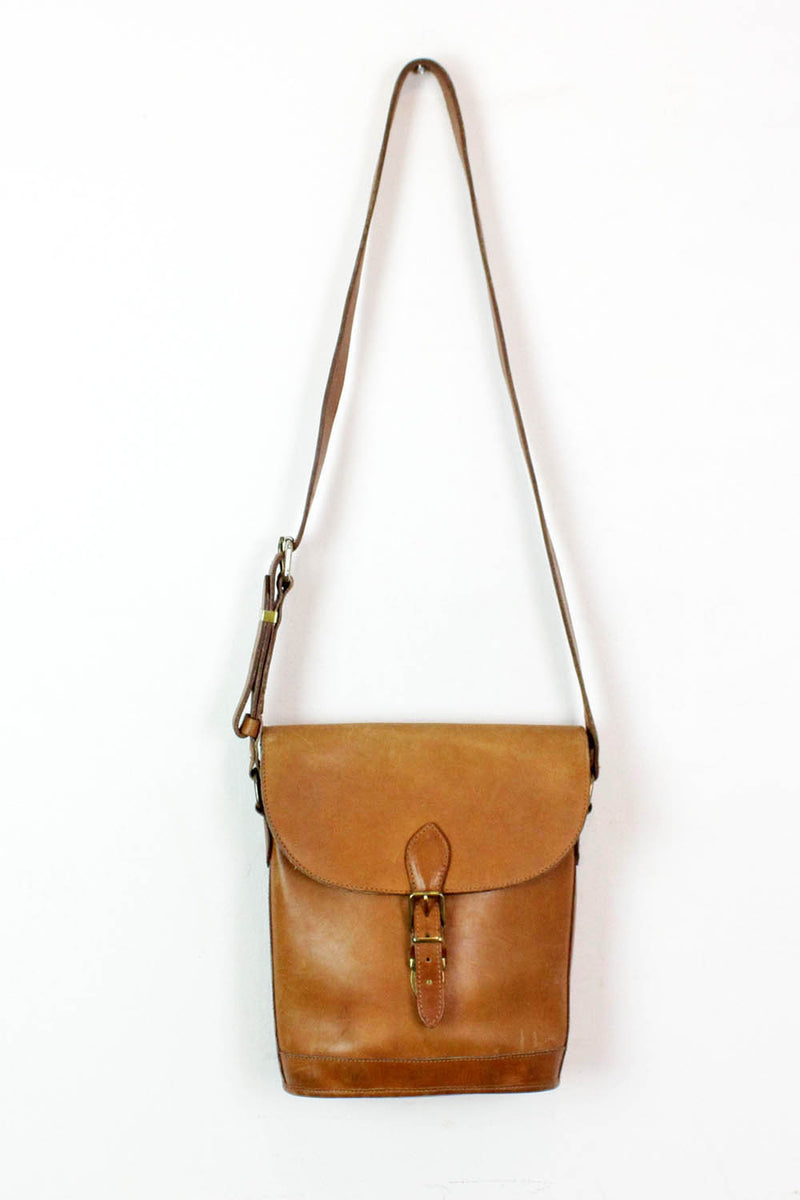 leather crossbody bucket bag