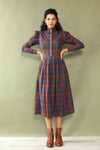 Ralph Lauren Plaid Prairie Dress S/M