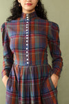 Ralph Lauren Plaid Prairie Dress S/M