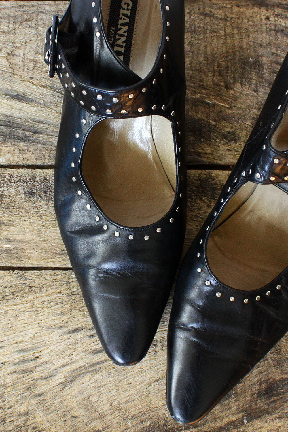 Studded Italian Heels 39