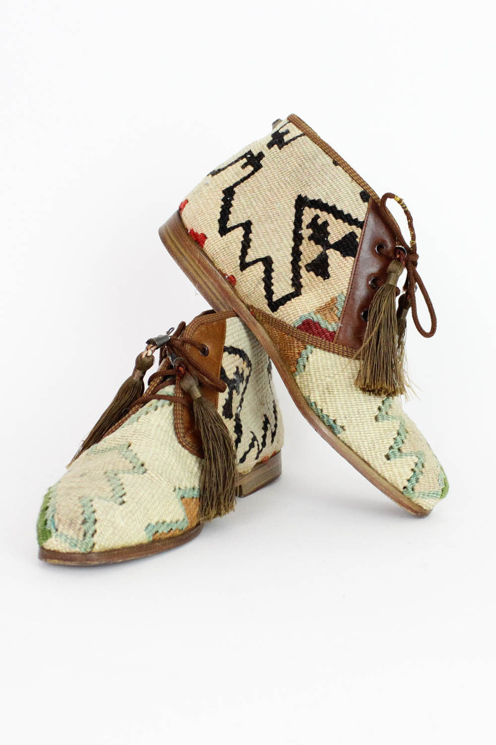 Kilim Tassel Booties 9