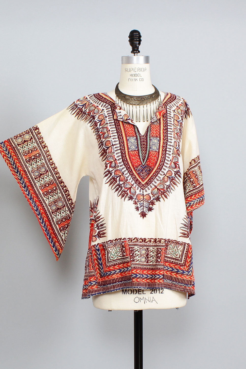 70s Festival Dashiki Top