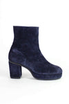 90s Platform Navy Boots 7