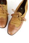 Tan Spectator Oxfords w/ Tassel Laces 8.5