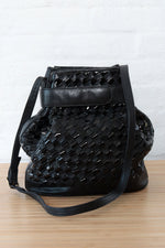 Brio! Woven Texture Bucket Bag