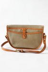 Dooney & Bourke Taupe Saddle Bag