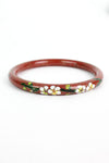 Crimson Cloisonne Bangle