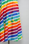 70s Rainbow Cyclone Dress M