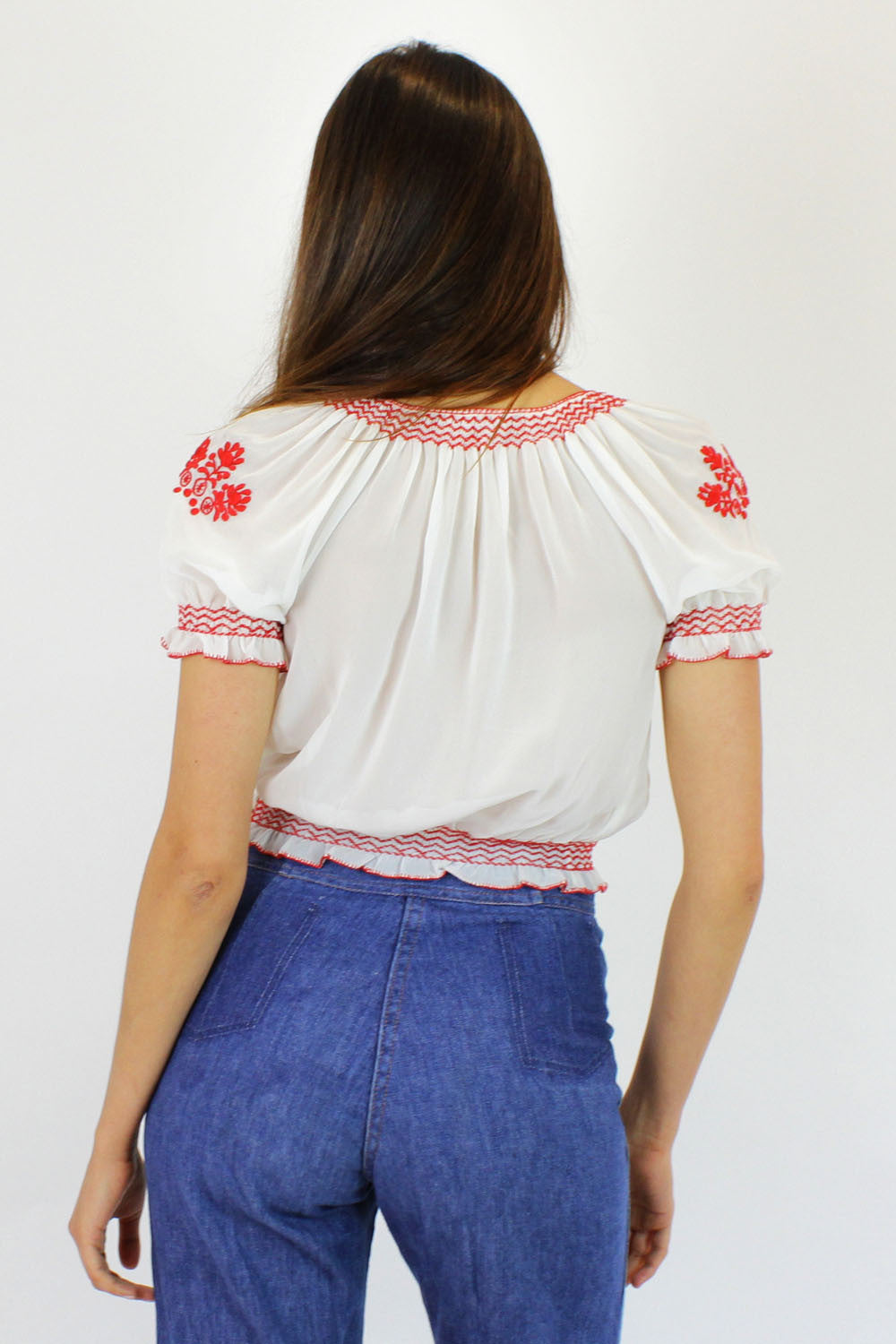 Hungarian folk blouse XS