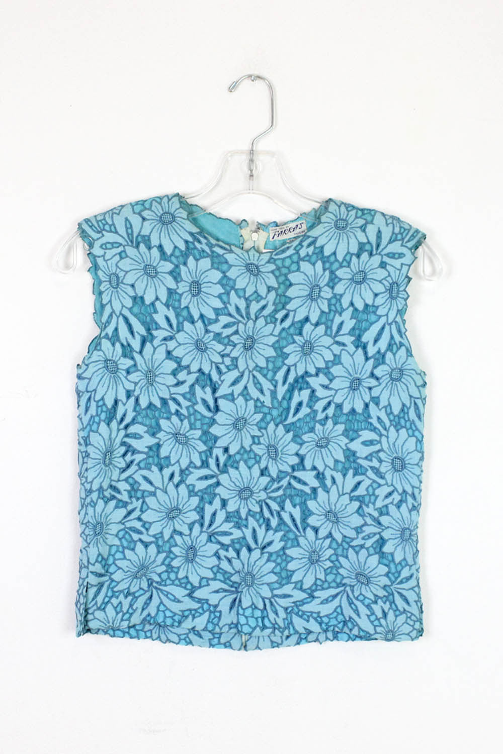 vintage floral lace top