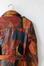 Crazy Quilt Leather Jacket XS/S