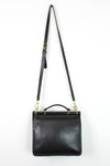 Black Leather Coach Willis Bag