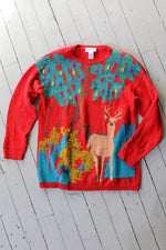 Reindeer Scenic Sweater