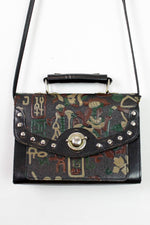 vintage top handle handbag