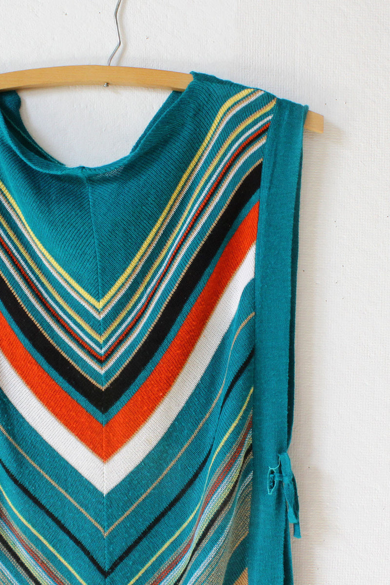 Teal Chevron Tunic