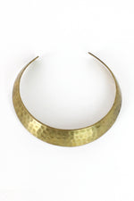 Hammered Brass Choker